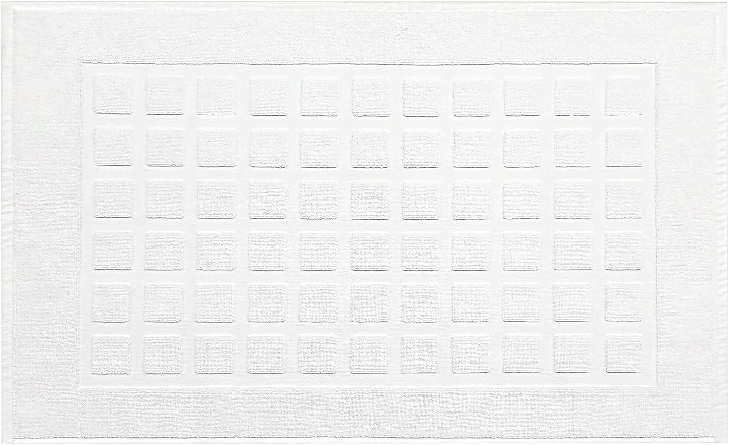 Amazon.com: COTTON CRAFT Bath Tub Mat - Sculpted Tile 100% Cotton Ultra Absorbent Low Lint 1000 ...