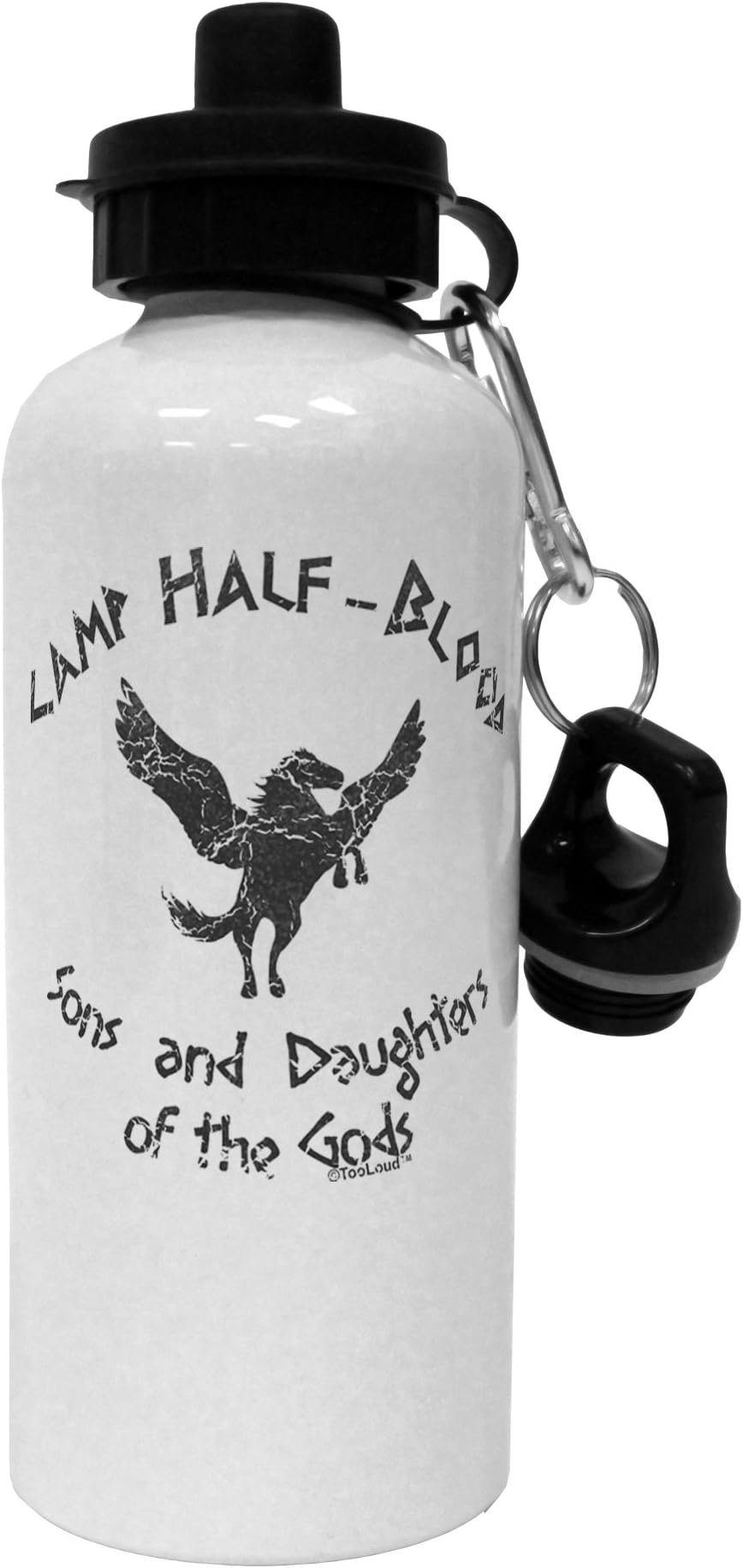 TOOLOUD Camp Half-Blood Sons and Daughters Aluminum 600ml Water Bottle - White