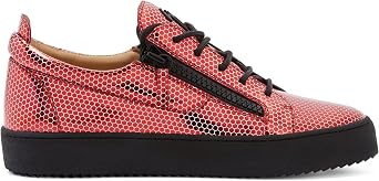 Frankie Laminated Synthetic Fabric Low-Top Sneakers