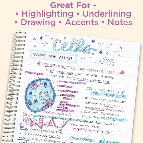 Miniatura 5 de Zebra Pen Mildliner Dual-Tip Highlighter Set, Broad and Fine Tips, No Bleed, Ideal for Bible Highlighting, Journaling and Note-Taking, Assorted