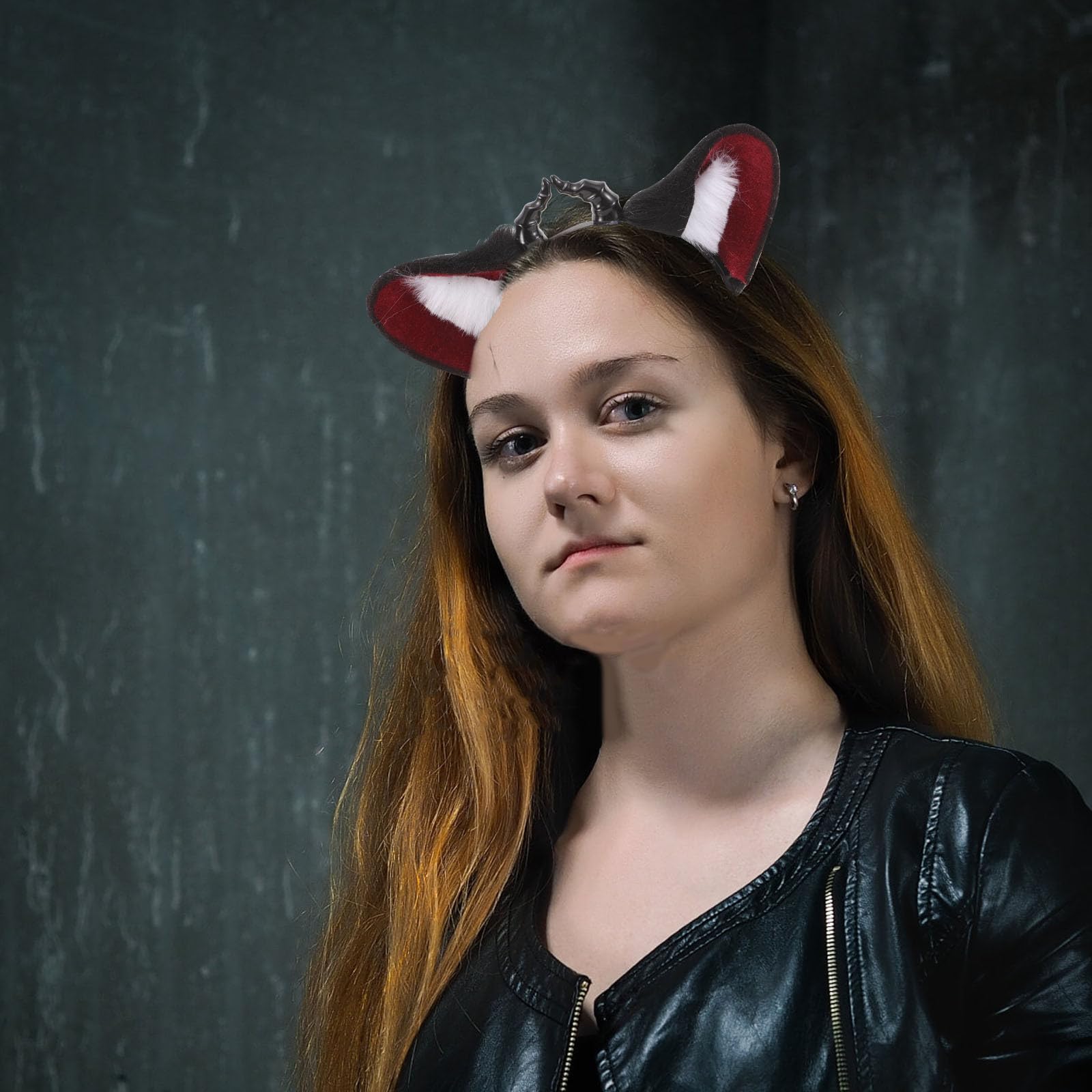 Healeved 5 Stück Halloween Feier Dämonenhörner Stirnband, Plüsch