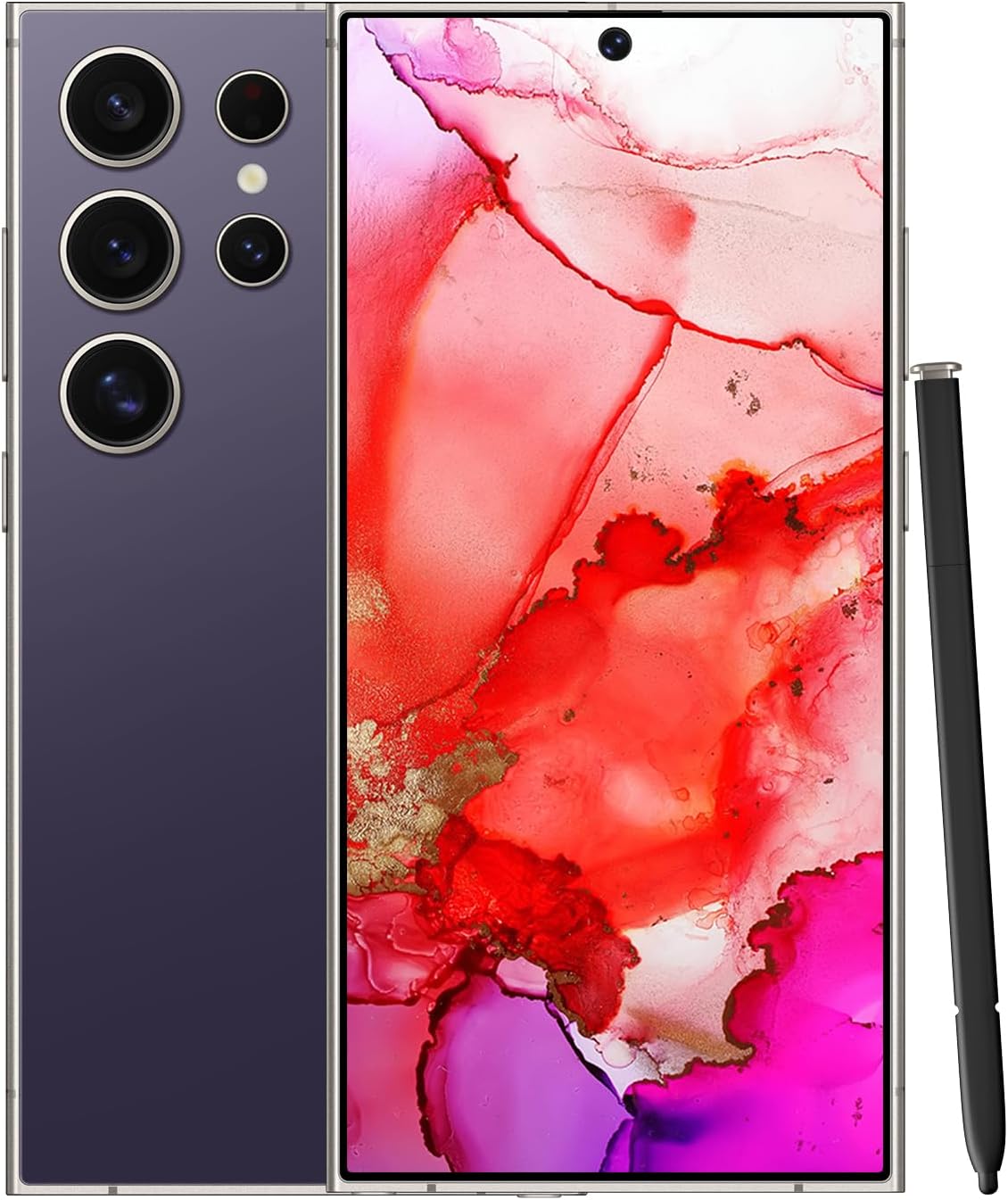 Unlocked Android Smartphone, S24 Ultra 5G Cell Phone, AI Face & Fingerprint Unlock, 8GB+256GB Unlocked Android Phone, 6800 mAh Battery Super Endurance, 108MP Camera, 6.8″ Display, US Version (Purple) Unlocked Android Smartphone, S24 Ultra 5G Cell Phone, AI Face & Fingerprint Unlock, 8GB+256GB Unlocked Android Phone, 6800 mAh Battery Super Endurance, 108MP Camera, 6.8″ Display, US Version (Purple)