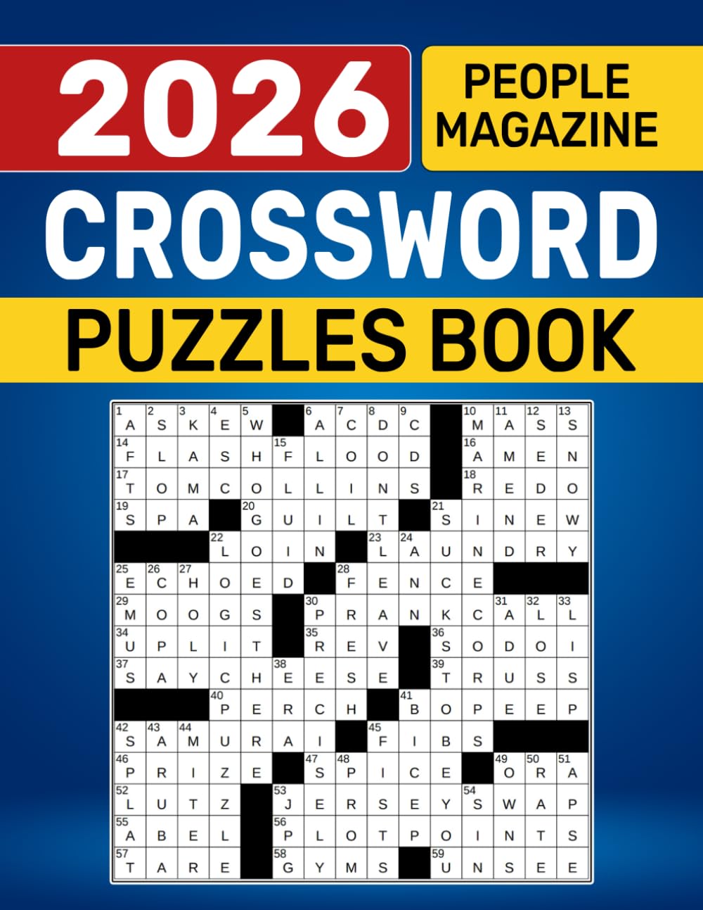 People Magazine Crossword Puzzles Book 2026: Fun and engaging brain challenges for everyday enjoyment