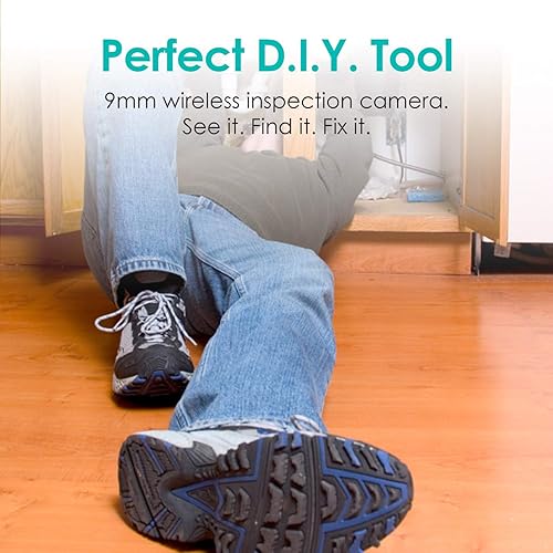 Miniatura 9 de Whistler Cámara impermeable de la serpiente de la inspección del boroscopio WIC-4750 con la iluminación LED, monitor LCD de 3,5"