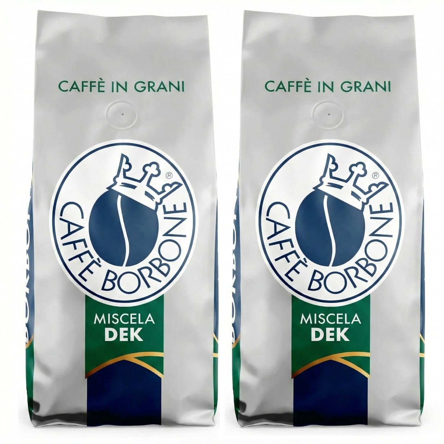 Caffè Borbone Whole Bean Coffee, Medium-Dark Roast, Blue Blend, Authentic Italian Coffee, 2.2 lb Bag (Pack of 2)