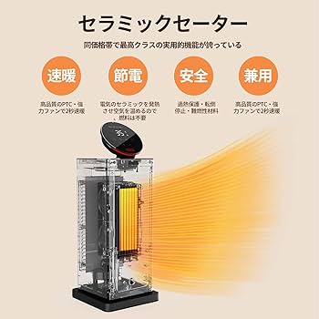 セラミックファンヒーター 小型 1200W 大風量 60°自動首振り 3段階切替 楽天市場】☆半額!!【最安3,582円!!クーポンで】＼楽天1位