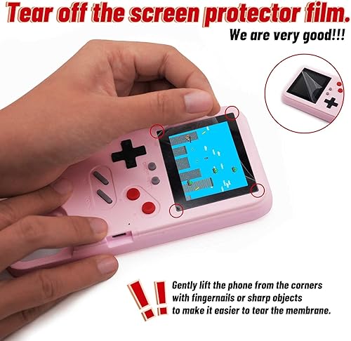 Miniatura 6 de LucBuy Gameboy - Carcasa protectora para iPhone, diseño retro con 36 juegos pequeños, pantalla a todo color, a prueba de golpes para iPhone X  Xs