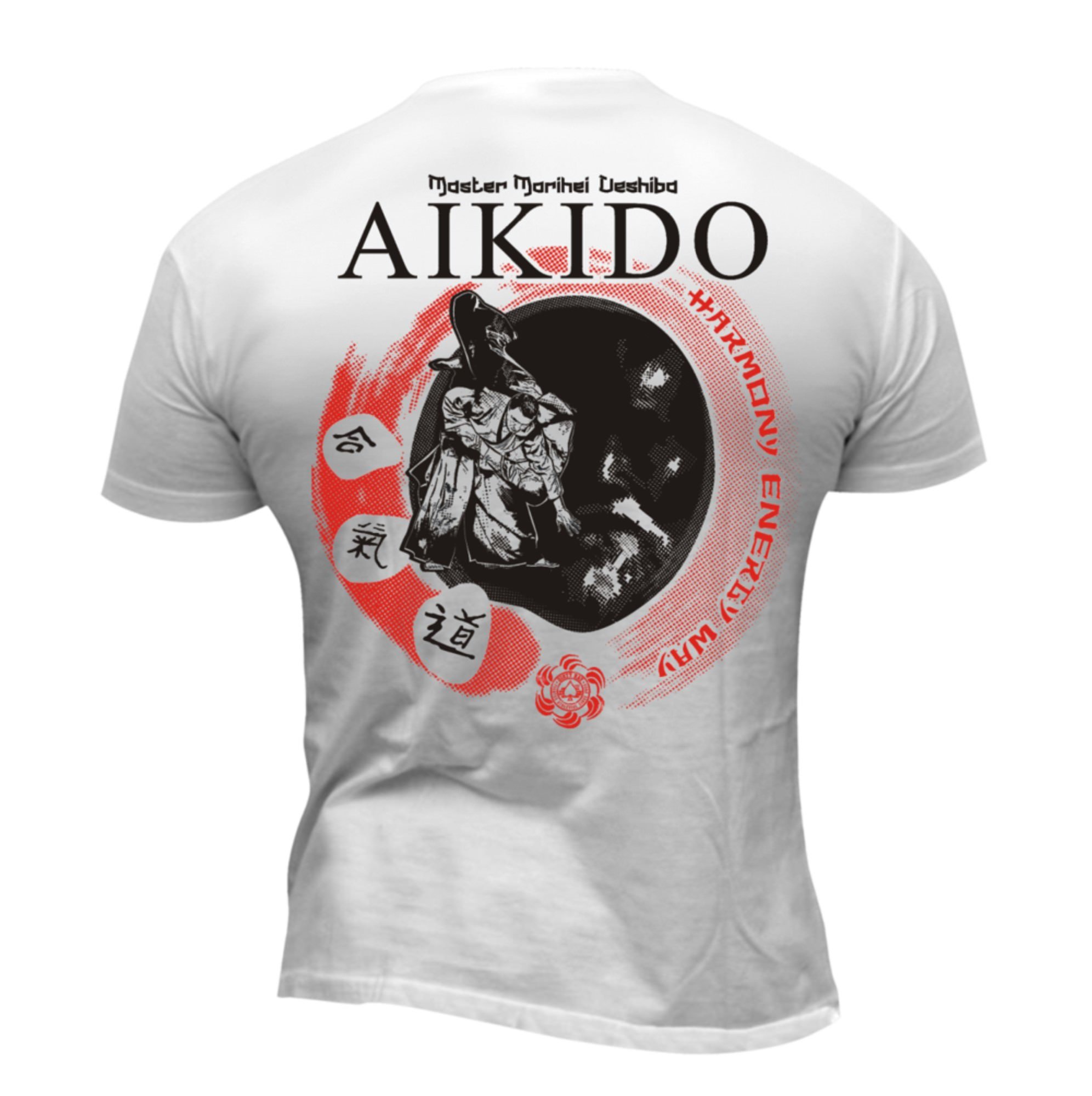 Dirty Ray Martial Arts Aikido Men's Short Sleeve T-Shirt DT20B (XL) White