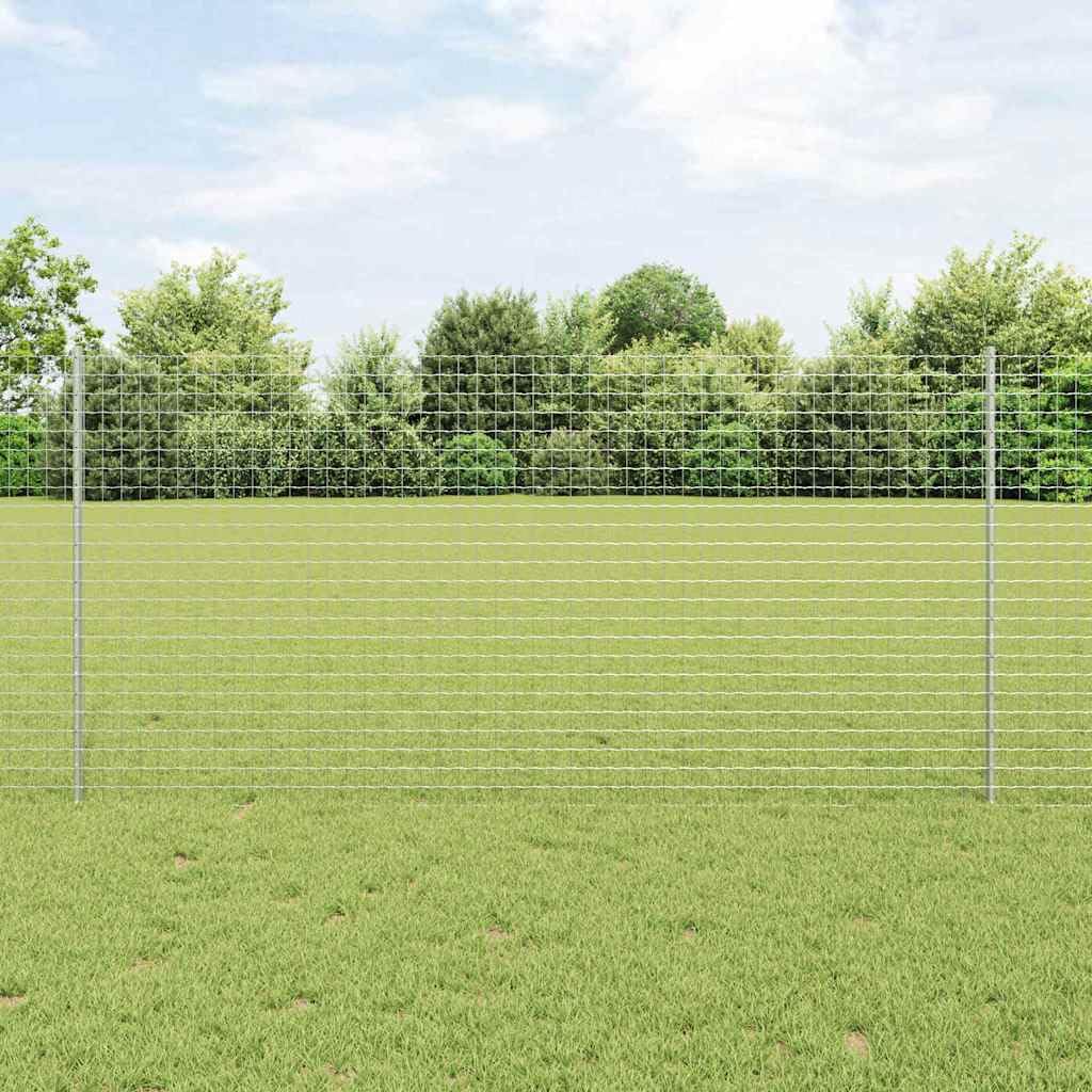 Set di 11 pali per recinzioni, in acciaio, 120 cm, robusti pali in metallo per recinzioni da giardino, resistenti alle intemperie e facili da montare, forma cilindrica