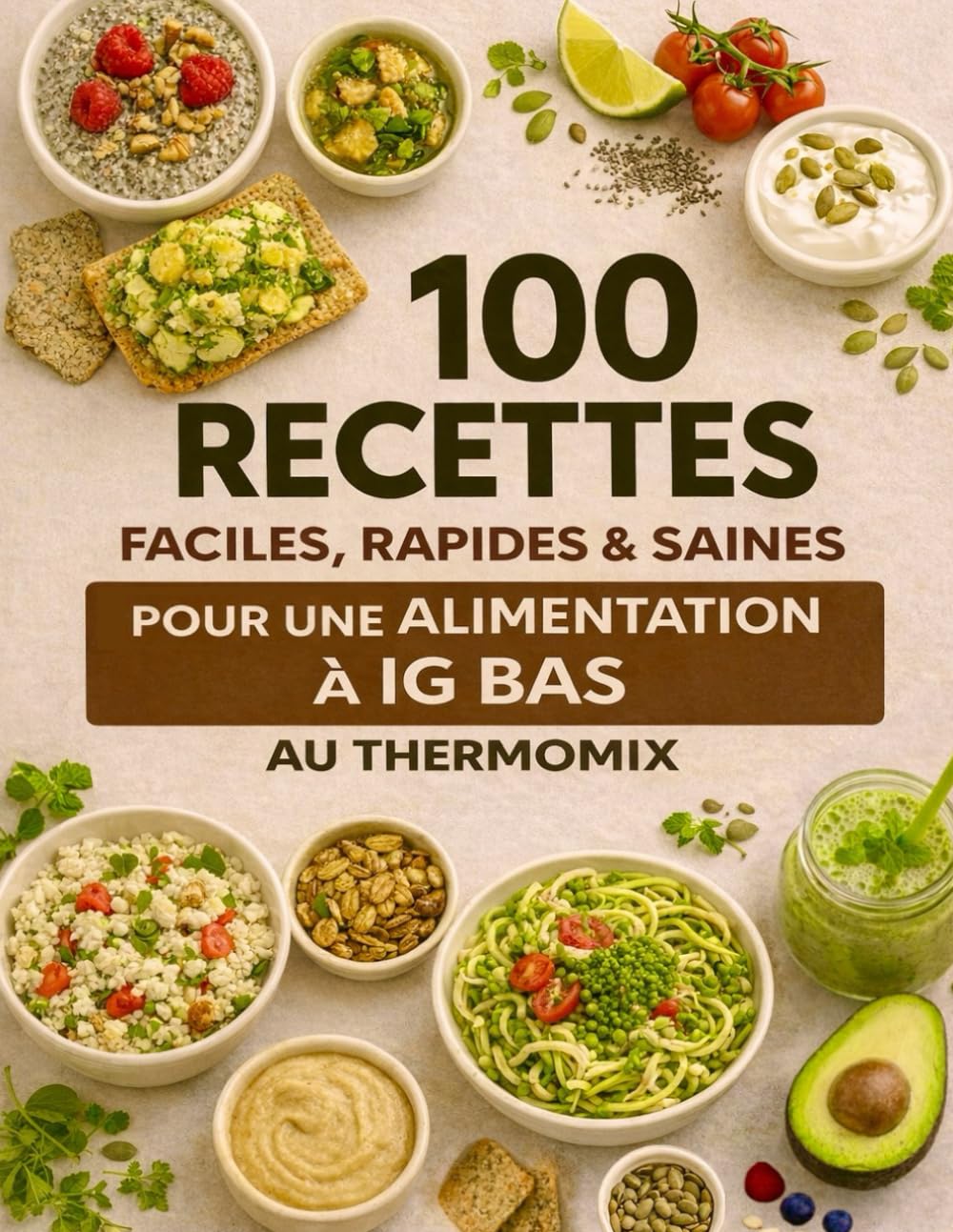100 recettes faciles, rapides et saines pour une alimentation à IG bas au Thermomix: Maigrir durablement, stabiliser la glycémie et manger sainement ... (La Collection Bien Manger au Thermomix)