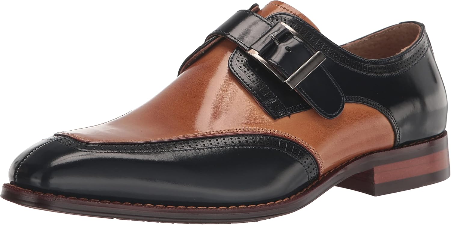 STACY ADAMS Men’s Garven Monk-Strap Loafer