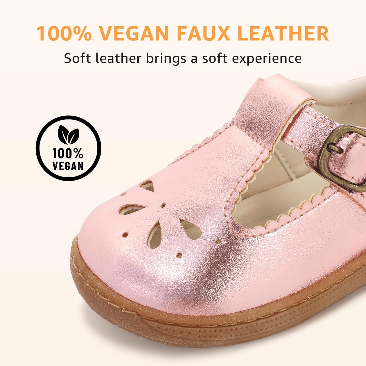 Toddler Girl Mary Jane Dress Shoes Wide Ballet Flats for Girls Party School Shoe - Image 8