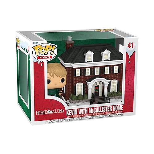Funko Pop! Town: Home Alone - Kevin McCallister With Home - Figura in Vinile da Collezione - Idea Regalo - Merchandising Ufficiale - Giocattoli per Bambini e Adulti - Movies Fans