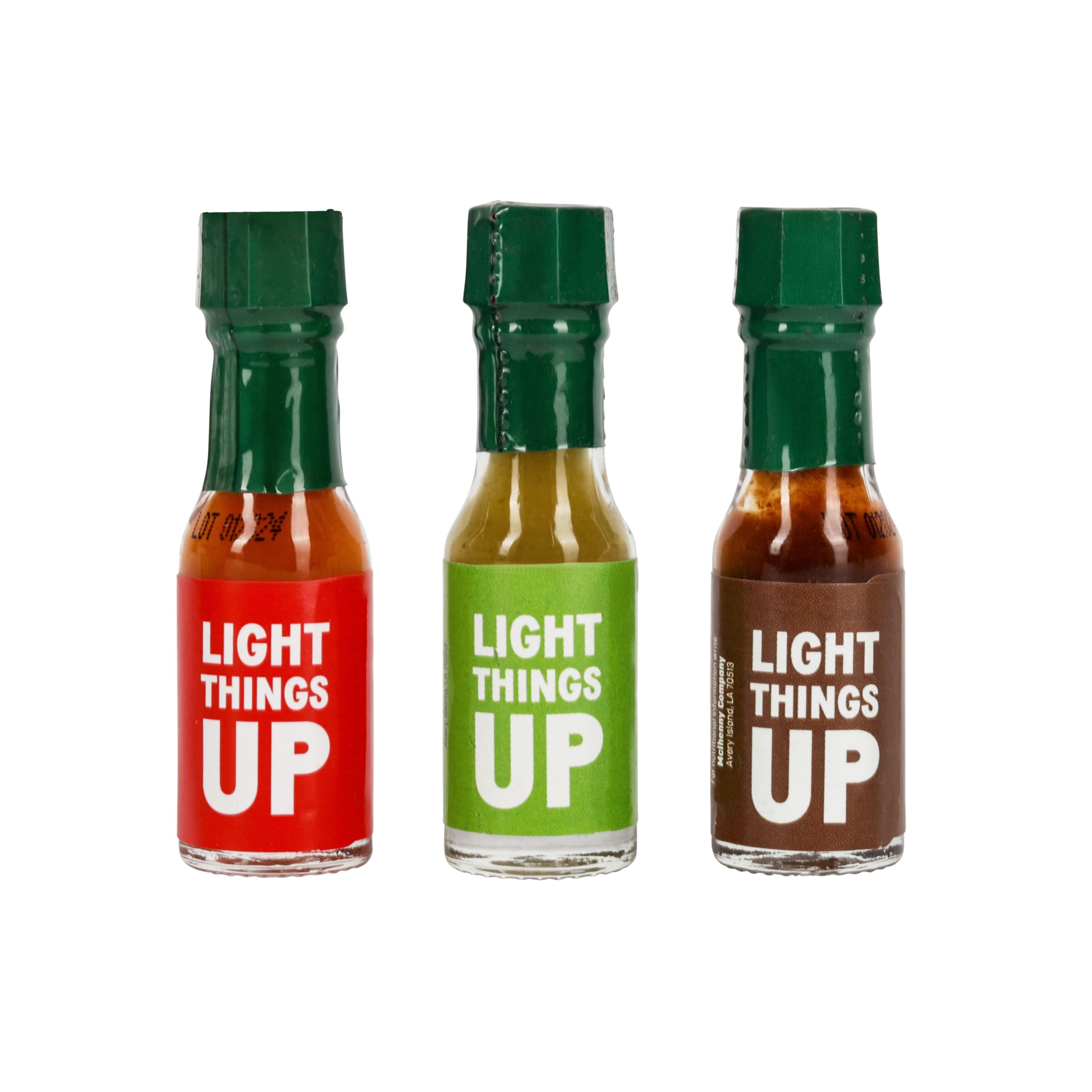 Tabasco To Go 3 x 3.7 ml Original Salsa Roja, Verde Jalapeño, Chipotle
