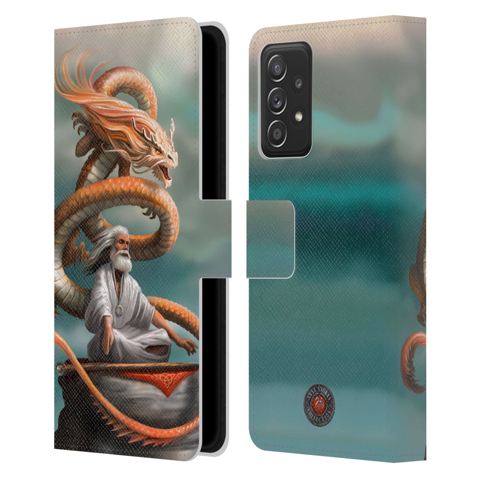 Carcasa tipo libro Samsung Galaxy A52 ideal para ver vídeos cómodamente 7