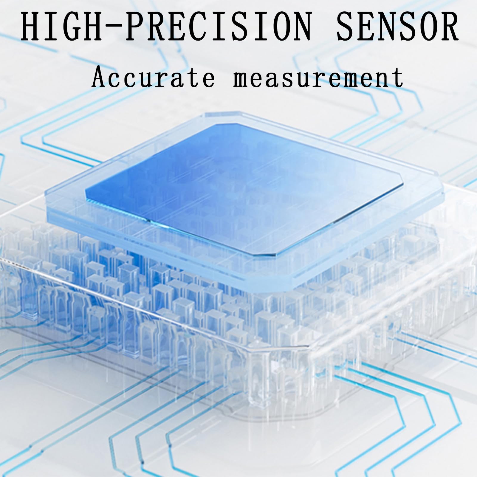 Igrometro Digitale da 3 Pollici, Monitor di Temperatura E umidità a Parete, con Display LCD, Sensore di Temperatura Interna, per Serra, Camper, Congelatore, Stanza