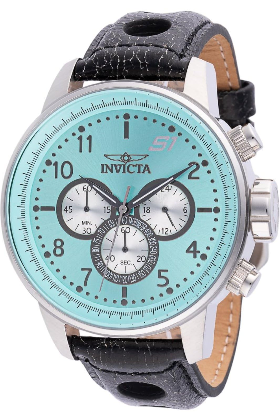 Invicta Leather Analogue Multicolour Dial Mens Watch-45908, Band Color-Black (B0D467KW7M) Amazon Price History, Amazon Price Tracker
