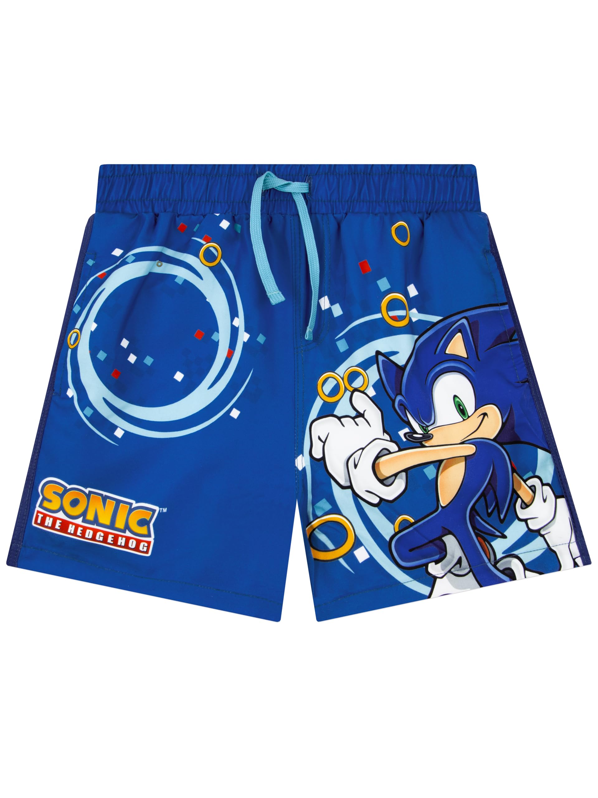 Sonic The Hedgehog Bañador Niño, Bañador Natacion Niño, Shorts De Baño Sonic, Bañadores Boxer para Playa Y Natación Niños