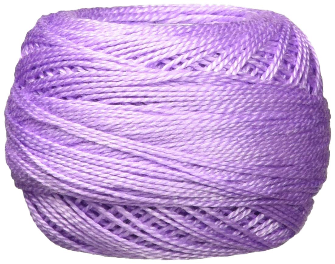 Dmc Unisex Purple Pearl Cotton Thread On A Ball Size 8 80M (210)