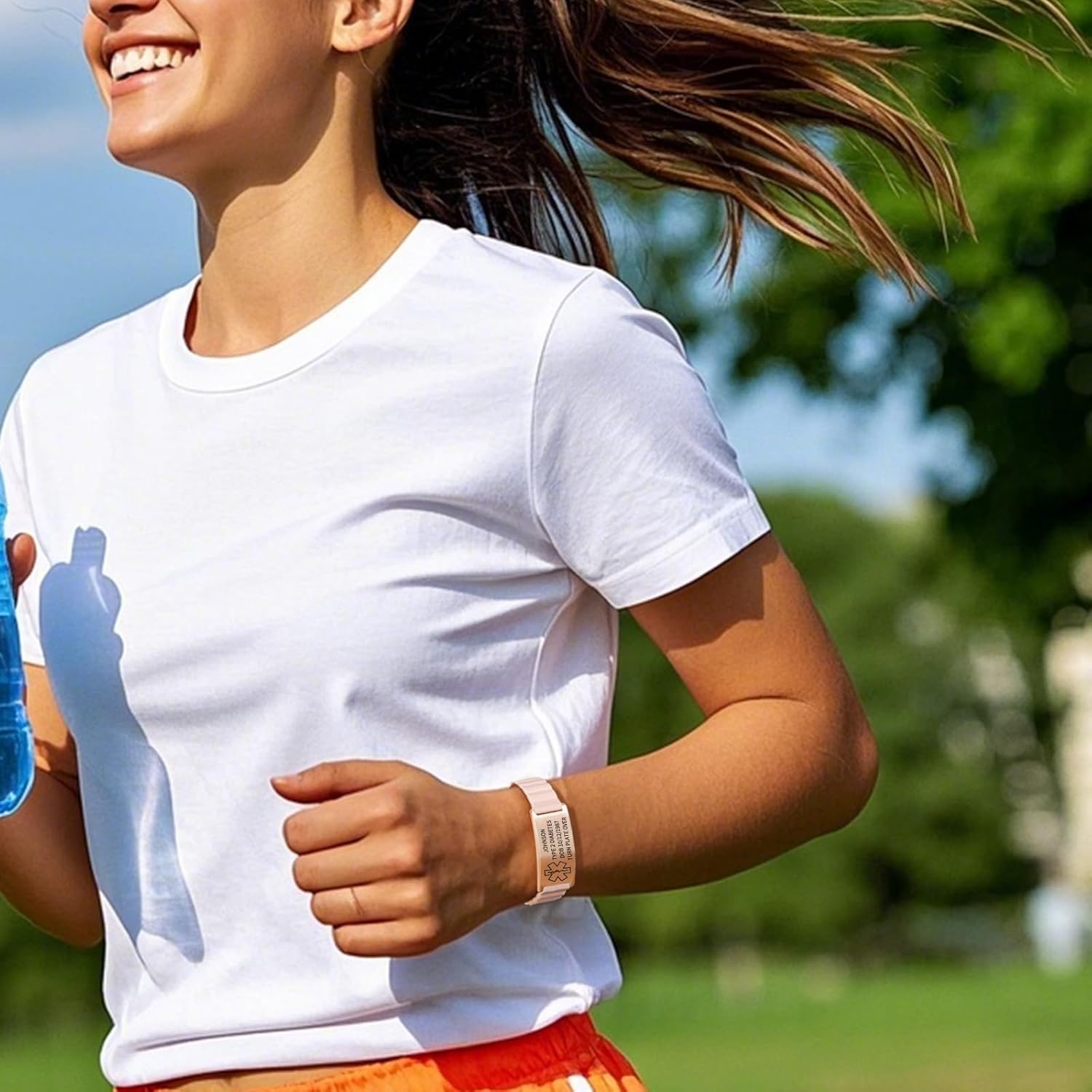 Personalized Medical Alert Bracelet - Magnetic Silicon Customized Emergency ID Bracelet, Engraved Medic Info Wristband for Autism, Allergy, Diabetes, Epilepsy - Image 5