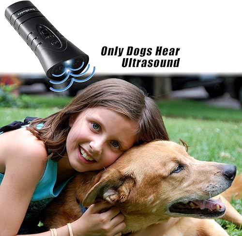 Miniatura 5 de BarxBuddy - Dispositivo antiladridos para adiestramiento de perros con luz LED doble y correa seguro para mascotas en interiores y exteriores