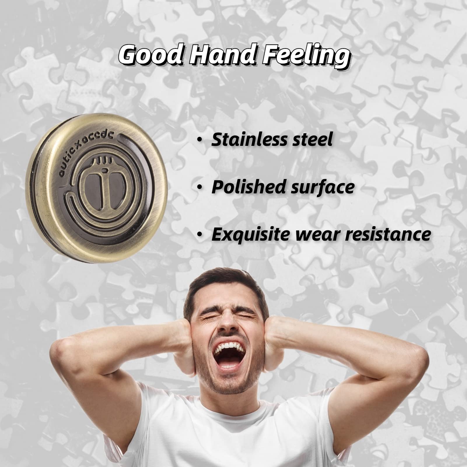 Suwak Magnetyczny, Fidget Haptic Coins EDC Metalowe Zabawki Fidget Lęk Odstresowanie ADHD Autyzm Zabawki Sensoryczne Zabawki Obrotowe Push Fidget Zabawki na Biurko Prezenty dla Dzieci i Dorosłych