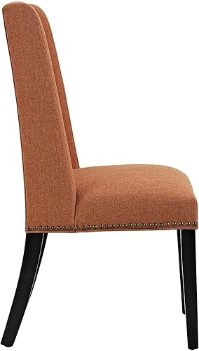 Miniatura 3 de Modway EEI-2233 MO- Baron - Silla tapizada de madera con respaldo alto, color naranja