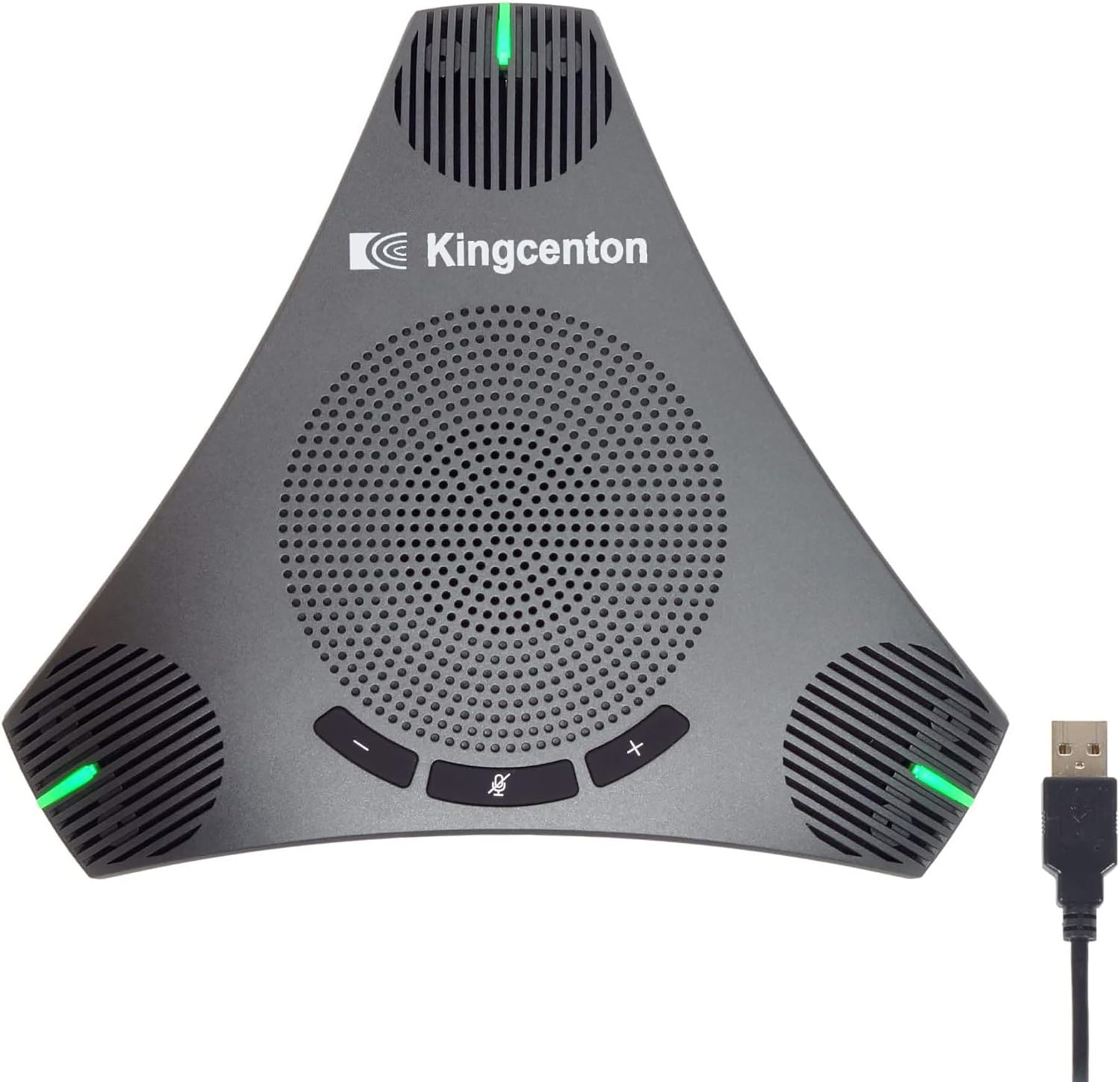 Microfono da Conferenze, Vivavoce USB per L'ufficio da Casa, Miglioramento Intelligente Della Voce, Microfono USB per per Riunioni/Lezioni Online, Chiamate Zoom, Chat Skype, Plug & Play