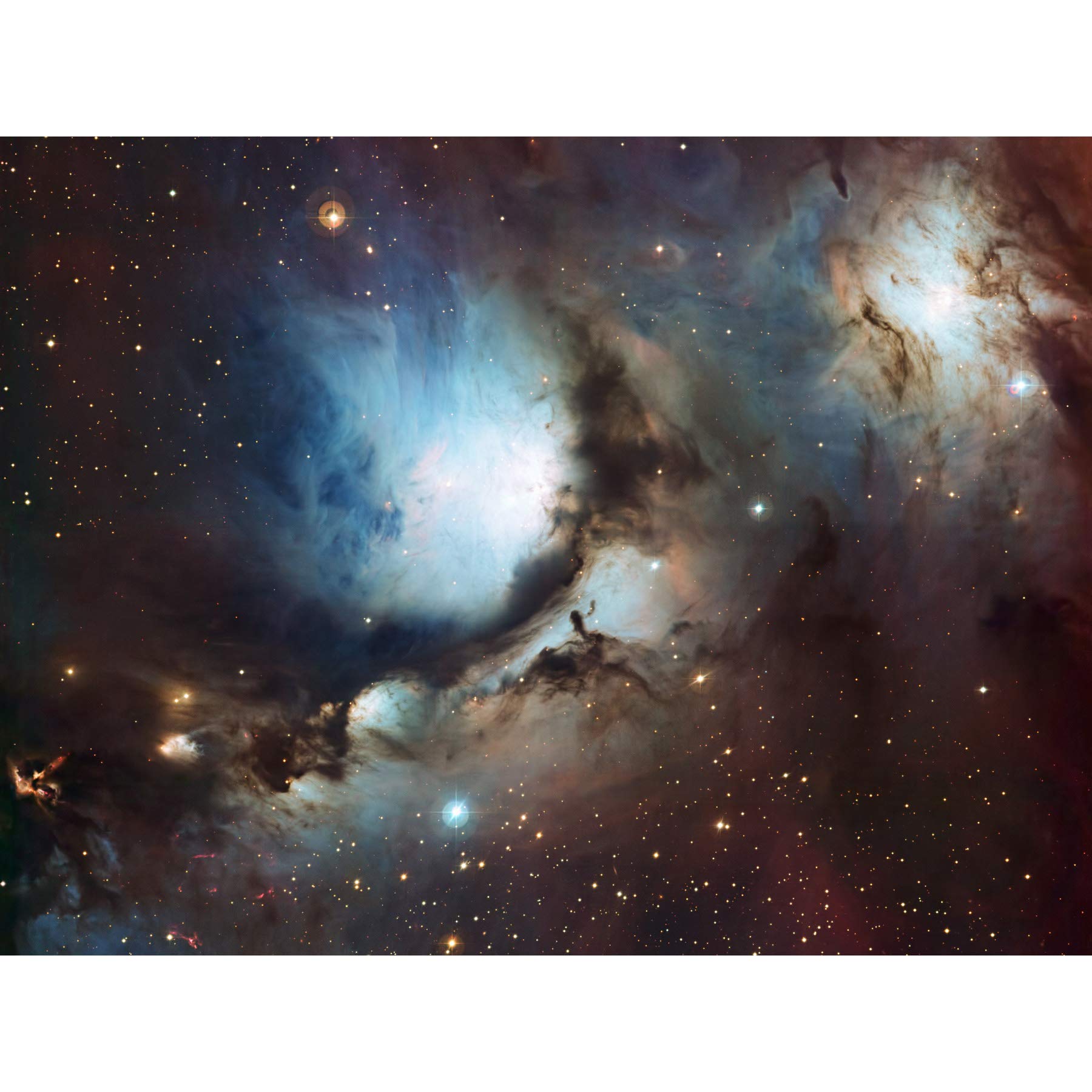 Wee Blue Coo Space Telescope Stars Orion Nebula Messier Hubble Canvas Print