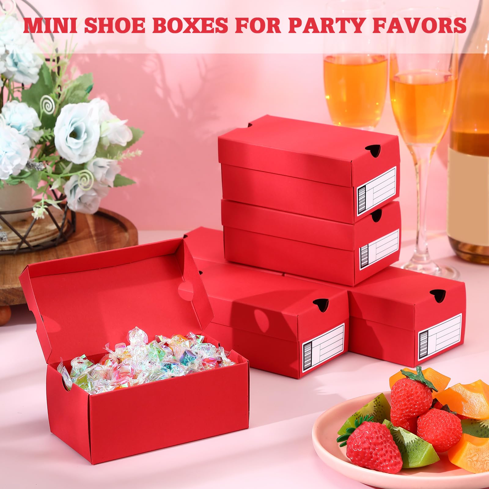 Amazon.com: Fullhawl 20 Sets Mini Shoe Gifts Boxes for Party  display picture 1