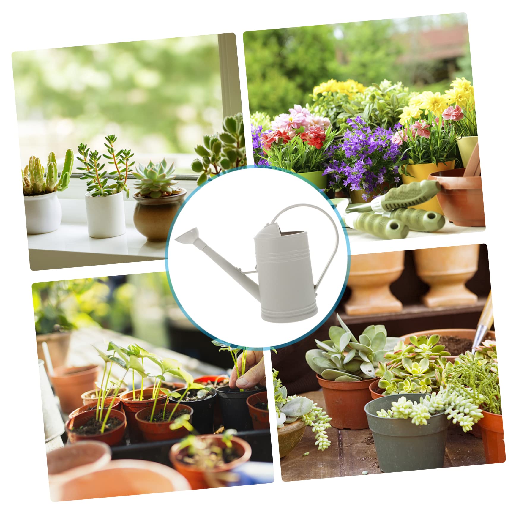 Balacoo Large Capacity Watering Pot with Long Spout Durable and Design for Indoor and Outdoor Gardening Ergonomic Handle for Easy Watering Spaces