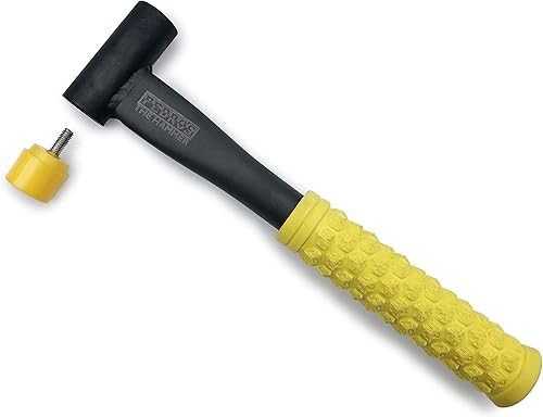Miniatura 2 de Pedro's The Hammer II - Martillo unisex para adultos, negroamarillo, 10.827 in