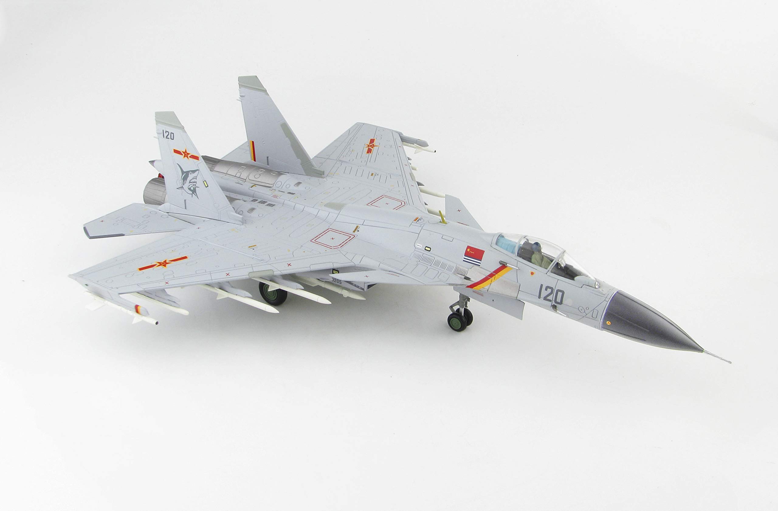 Hobby Master J-15 Flying Shark Aircraft Carrier Liaoning 2017 1/72 diecast plane model aircraft