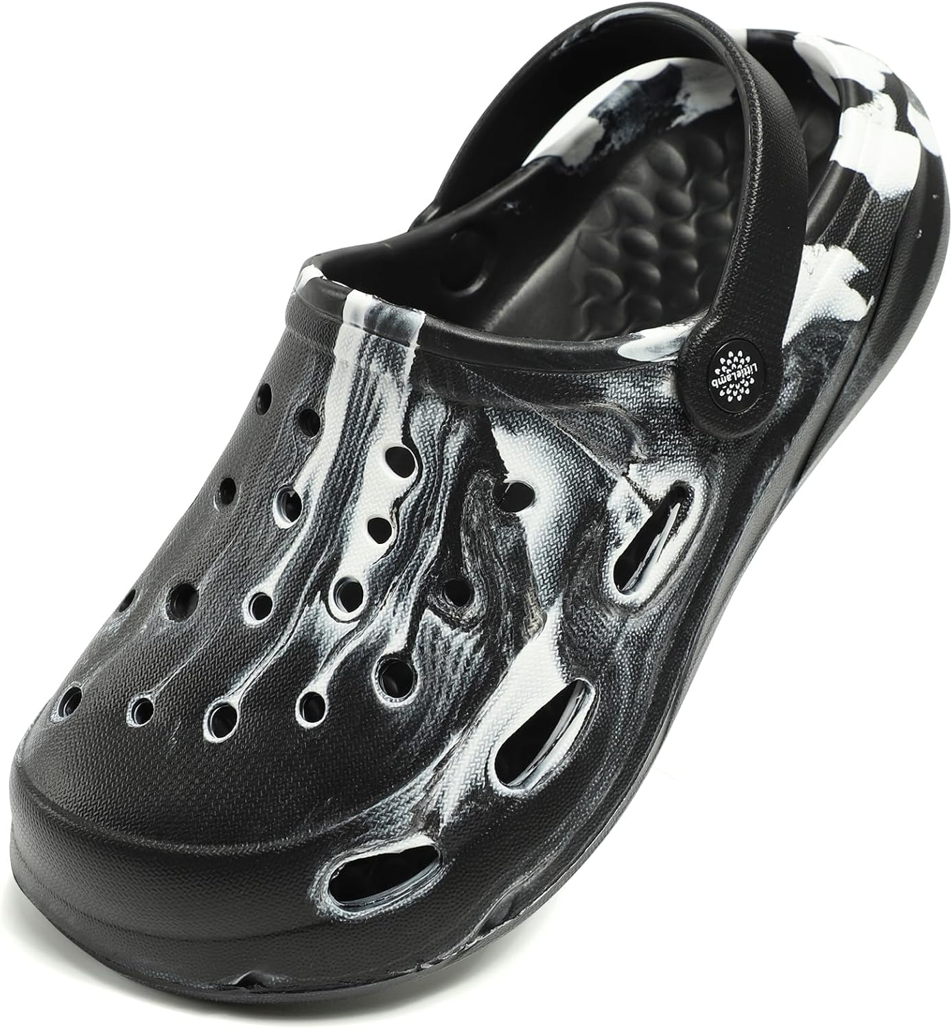 Kids Classic Camo Garden Clogs for Boys Girls Lightweight Adjustable Water Sandals with Non-Slip Sole, Quick-Dry Design for Little and Big Kid