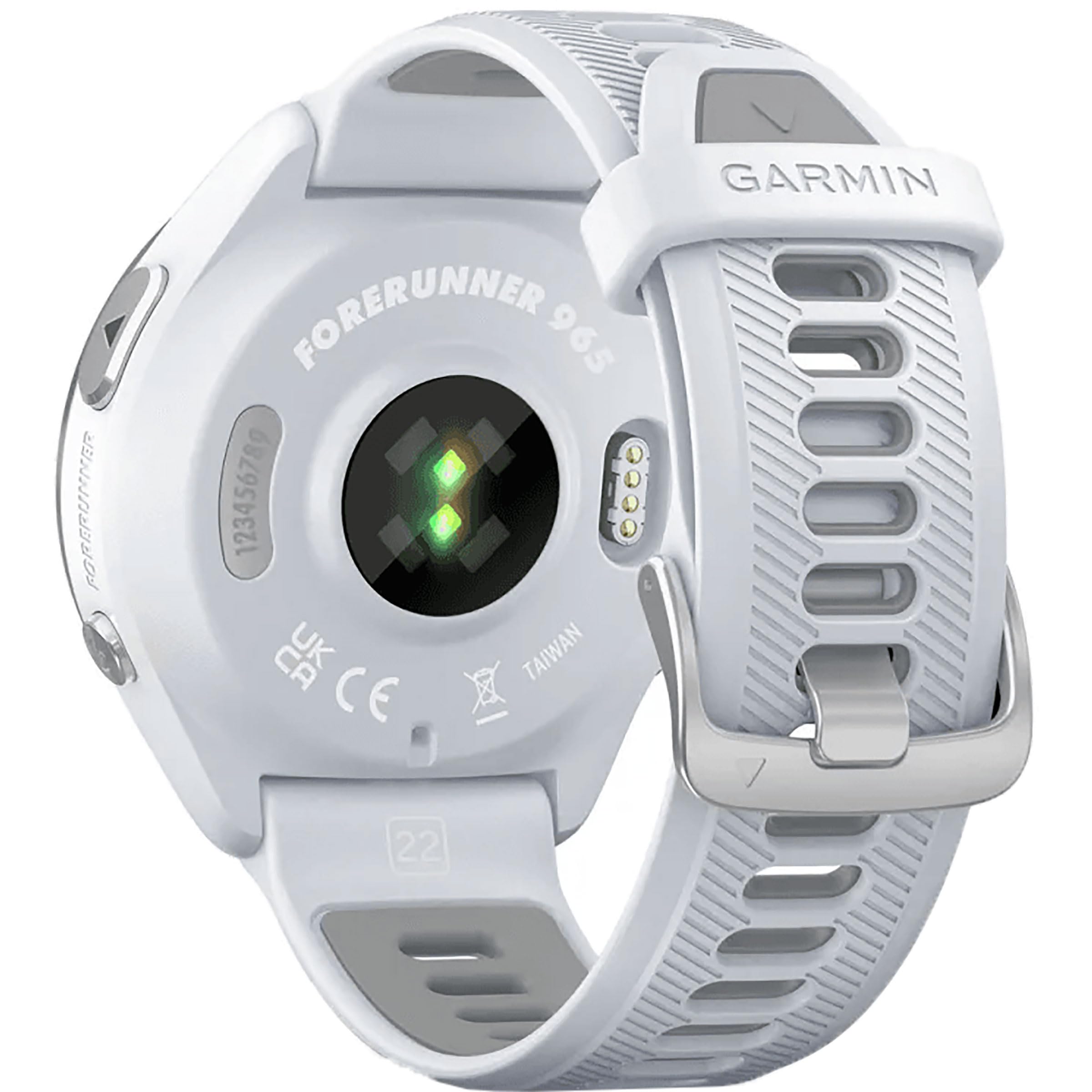 Garmin Forerunner® 965 Running Smartwatch - Whitestone and Powder