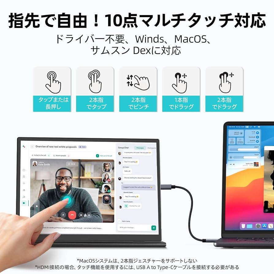 CASKING モバイルモニター 10.5インチ タッチパネル IPS液晶パネル Amazon.co.jp: CASKING モバイルモニター 10.5インチ