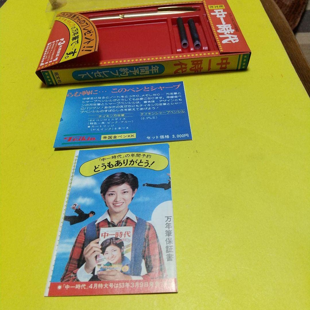 Amazon | 山口 百恵 万年筆 中1時代 スペアー付き | 万年筆