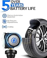 Vista 6 de Sensor TPMS preprogramado YZHIDAINF para: Chevy Impala 2006-2020 Malibu Tahoe Equinox Cruze para: GMC Acadia para: - Cadillac Escalade 315MHz Sensor