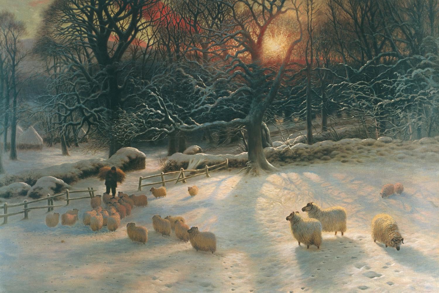 ART.COM Wall Art Print The Shortening Winter's Day by Joseph