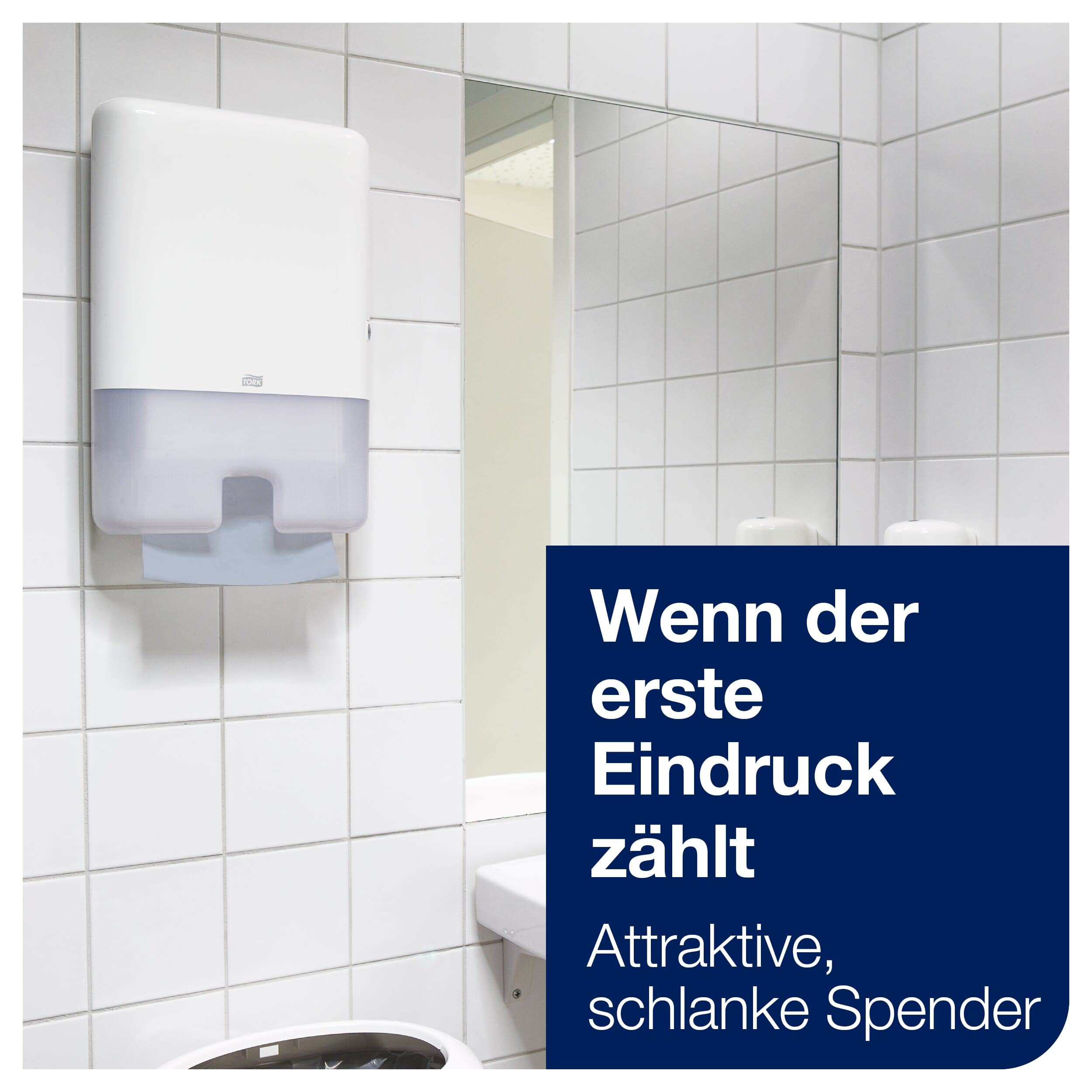Tork Xpress Multifold Papierhandtücher 150388 - H2 Universal Falthandtücher für Handtuchspender - mehrfach gefaltet, nachverfolgbare Herkunft, 2-lagig, blau - 20 x 237 Tücher