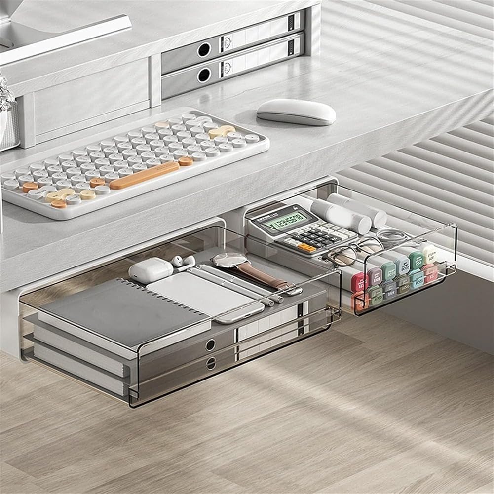 Paper Plate Holder, Under Cabinet Drawer Organizer, Plastic Storage compatibility with Kitchen, Accessories-A