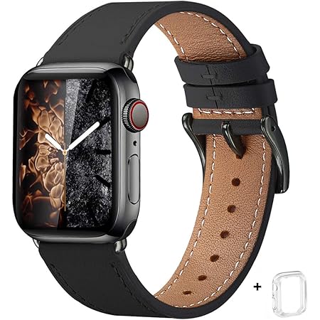 Amazon Wfeagl コンパチブル Apple Watch バンド は本革レザーを使い Iwatch Se Series 6 5 4 3 2 1 Sport Edition向けのバンド交換ストラップです コンパチブル アップルウォッチ バンド 42mm 44mm 黒 バンド 黒 四角い バックル スマートウォッチ Amazon Wfeagl コンパチブル Apple Watch バンド は本革レザーを使い Iwatch Se Series 6 5 4 3 2 1 Sport Edition向けのバンド交換ストラップです コンパチブル アップルウォッチ バンド 42mm 44mm 黒 バンド 黒 四角い バックル スマートウォッチ
