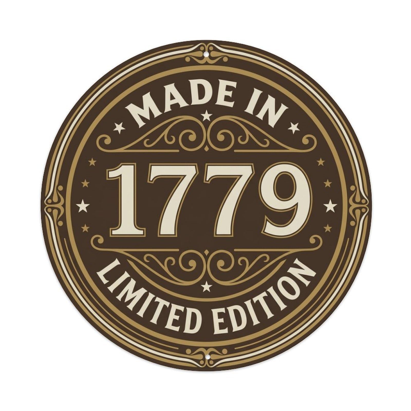 Made In 1779 Limited Edition Metal Tin Sign