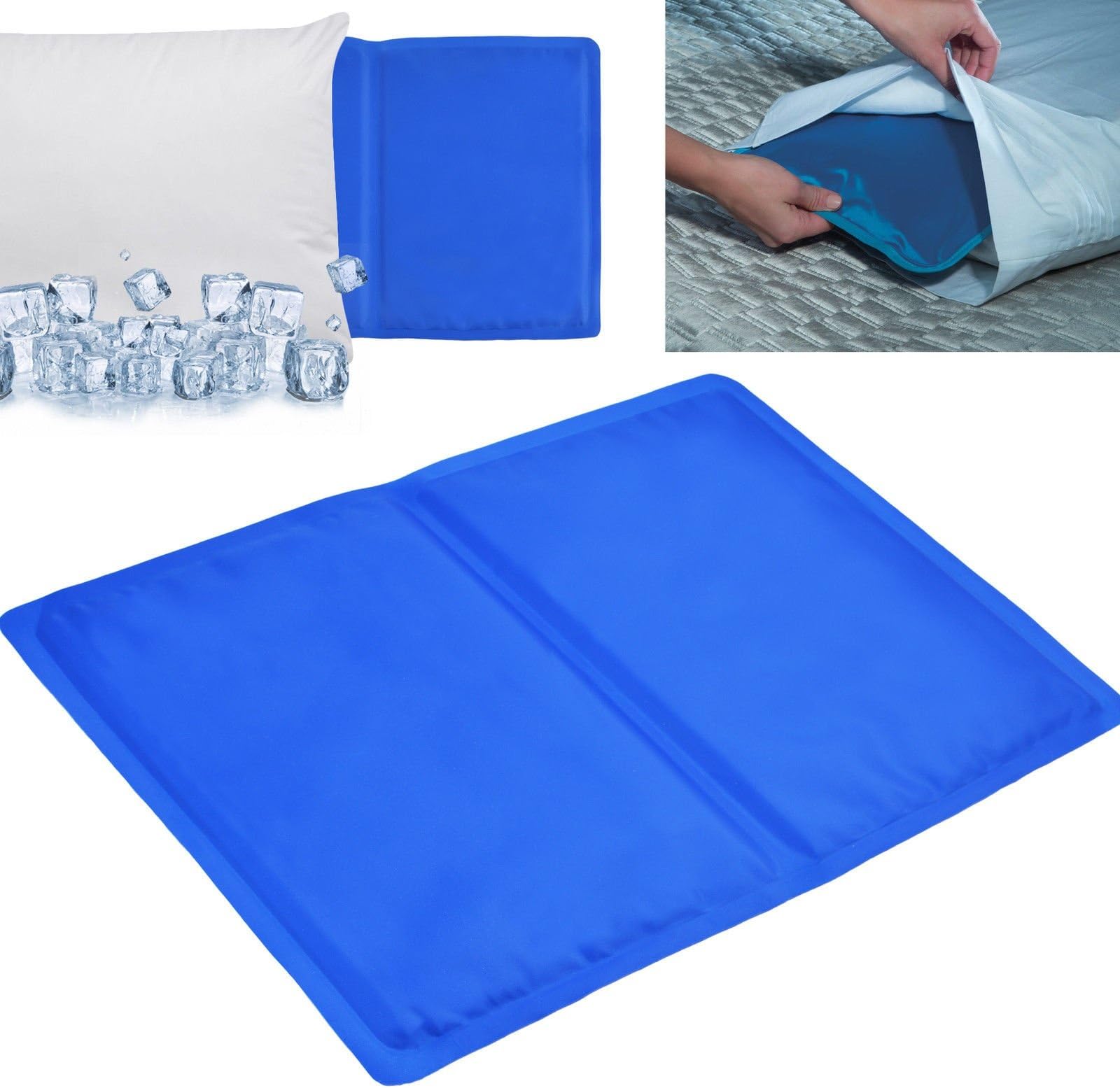MAGIC COOL COOLING GEL PAD PILLOW COOLING MAT LAPTOP CUSHION YOGA PET BED SOFA