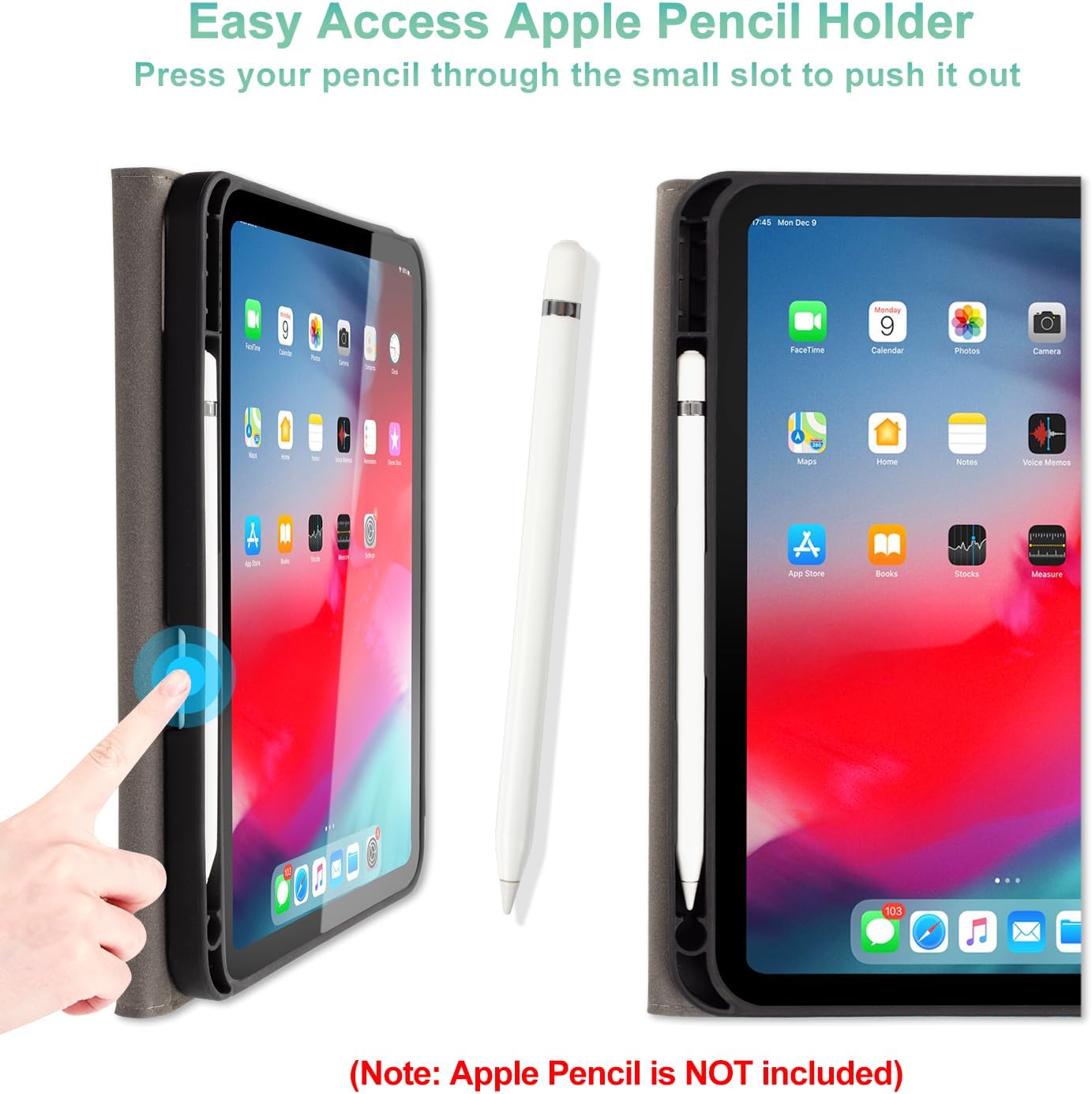 Lokigo for iPad A16 11th Gen Case, iPad 10th Generation Case, Space Pet image 4