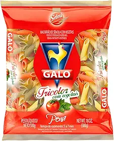 Macarrão Galo Sêmola Parafuso Tricolori