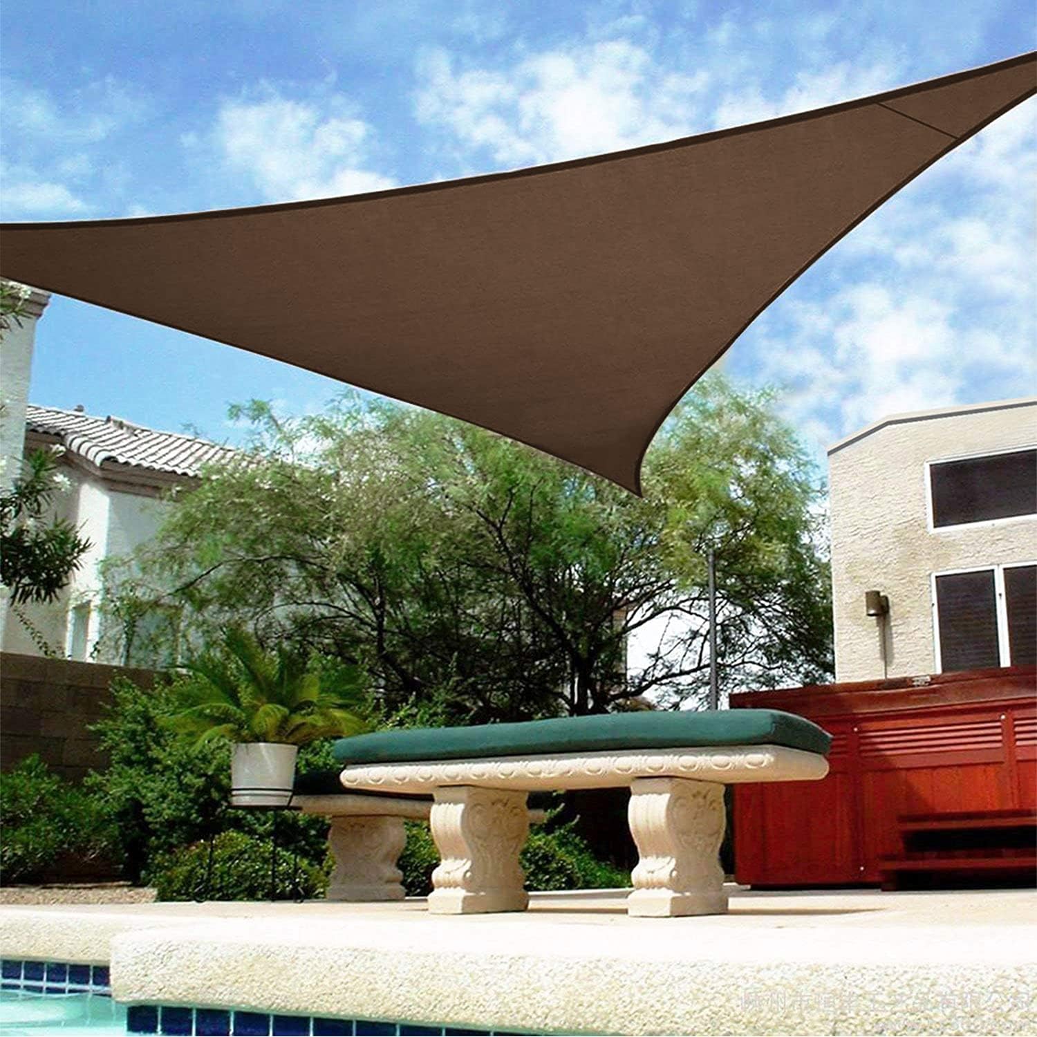 Shade&Beyond Sun Shade Sail 16' x 16' x 16' Triangle Sail