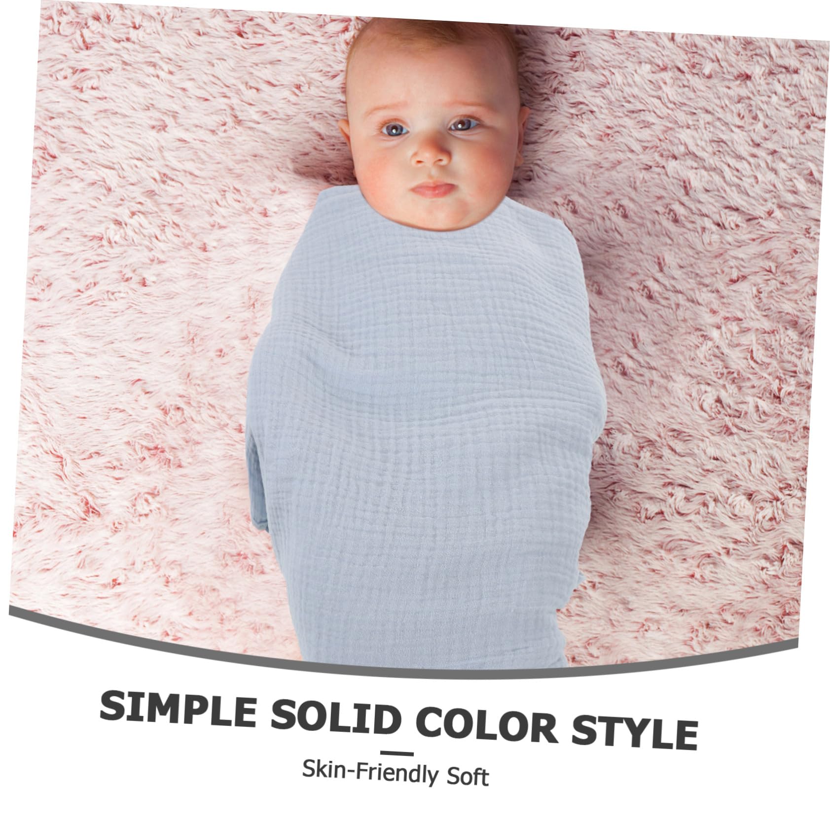 ORFOFE 3 Piezas Manta de Gasa para Recién Nacido Manta Envolvente de Muselina Transpirable y Elástica Cobertor Unisex para Dormir y Envolver Niña