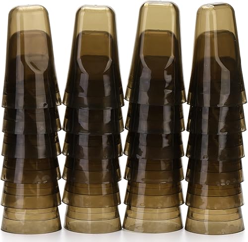 Miniatura 8 de ZEAYEA 24 cubiertas de boquilla de vertido cubierta universal para verter licor botella de licor translúcida dispensador de vertido tapas de polvo