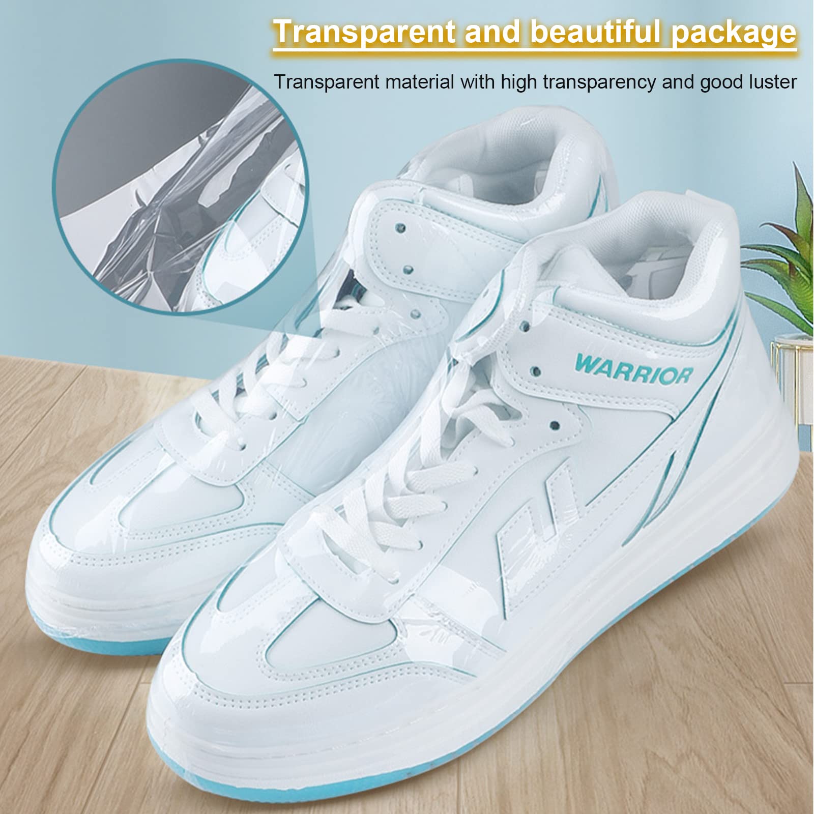 100pcs Sac Thermorétractable Film Transparent en Rétractable à Chaud Thermorétractable Sacs d'emballage Chaud Film Rétractable en PVC Transparent Imperméables pour Cadeaux,Emballage,Savon